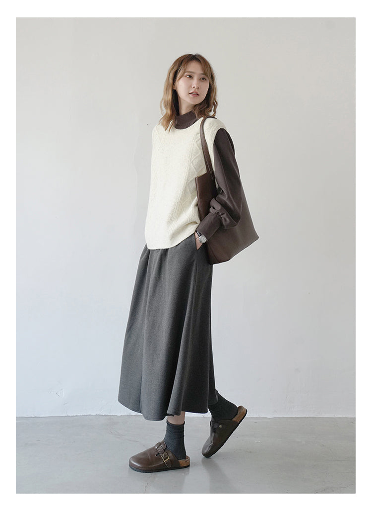 ウールスカート M00056