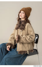 フェイクムートン スタンドカラージャケットM00131