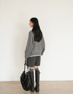 ケーブルワイドニット M00035