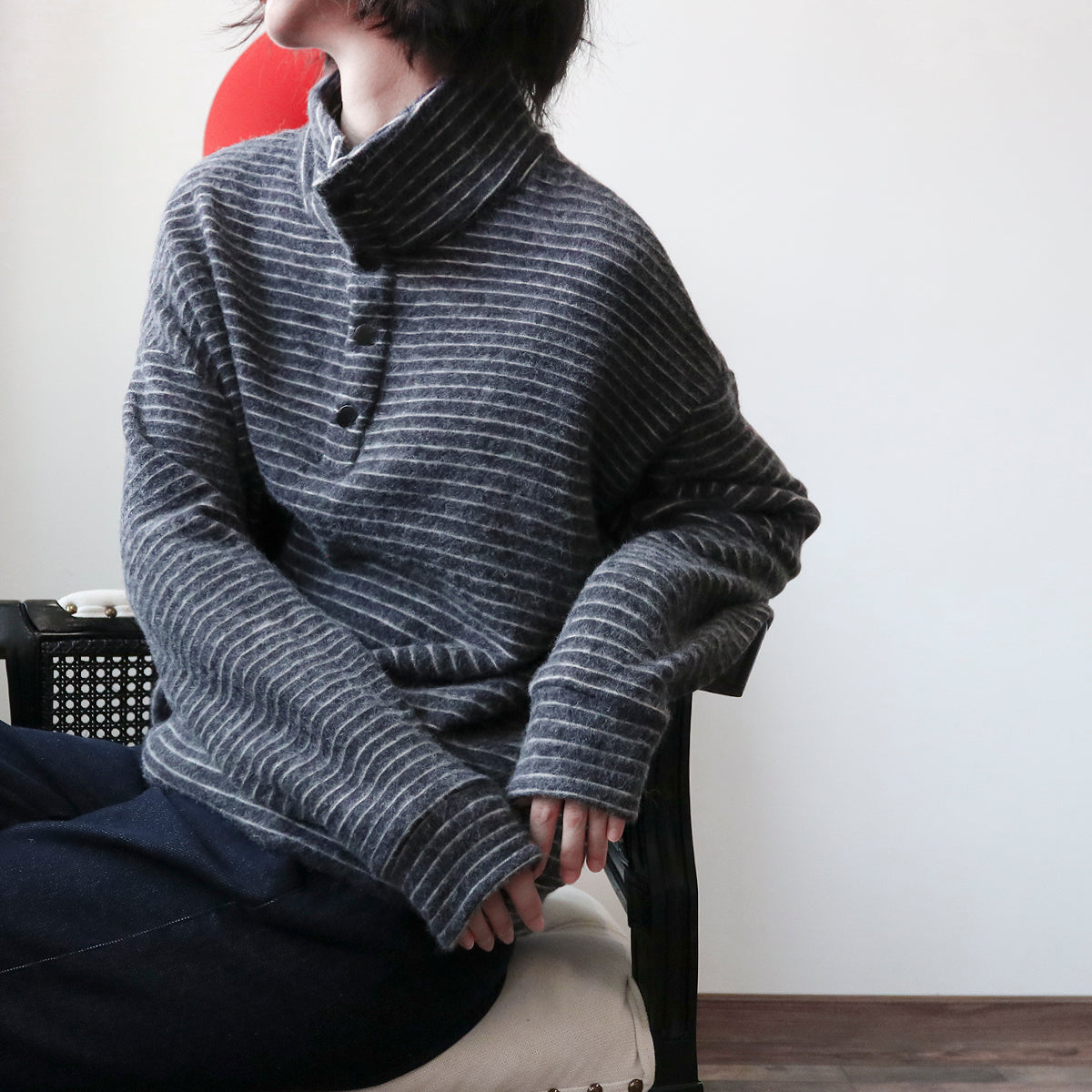 フリースハイネックスウェット M00028