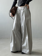 カットデザインワイドパンツ M00015