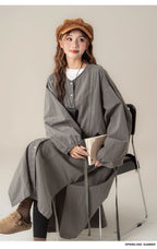 オーバーサイズ ロングトレンチコート M00075