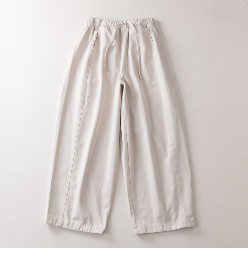 コットン ワイドパンツ M00166