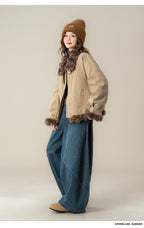 フェイクムートン スタンドカラージャケットM00131