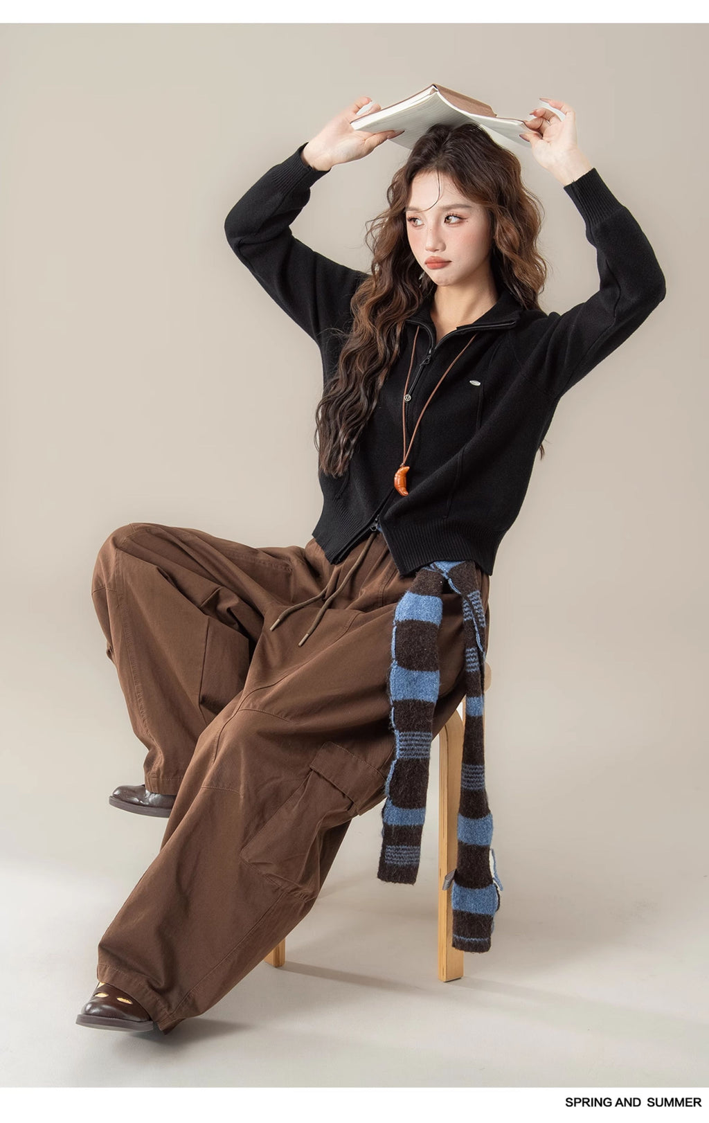 ニットカーディガン M00076