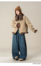 フェイクムートン スタンドカラージャケットM00131