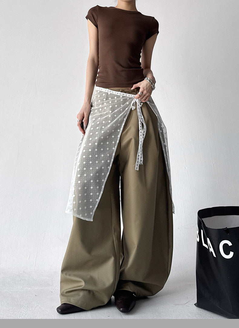 【新作キャンペーン】ドットレースエプロン M00153