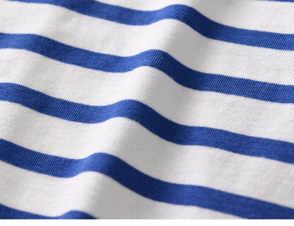 ストライプヘムTシャツ M00023