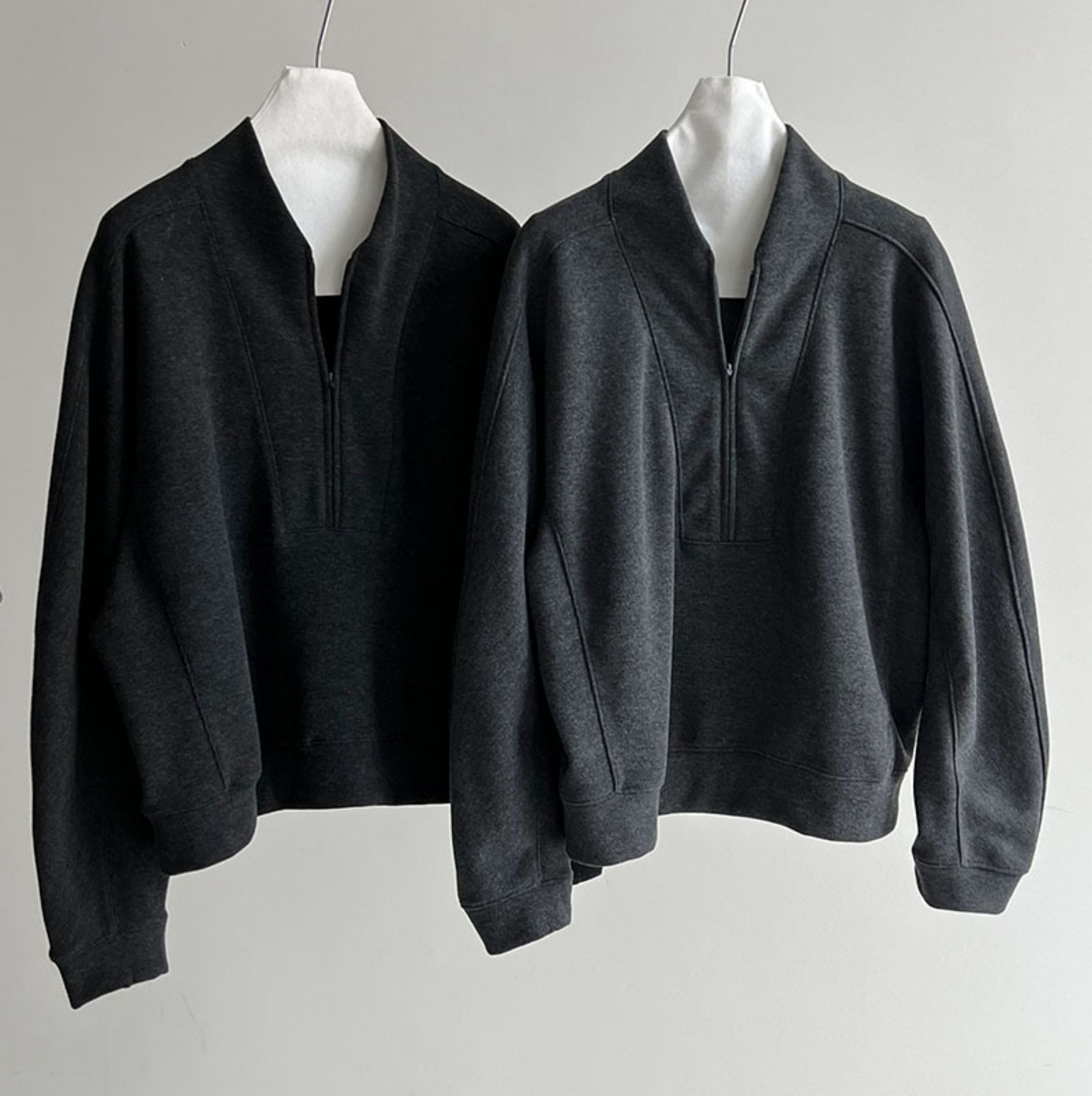 ソフトタッチハーフジップセットアップ M00118