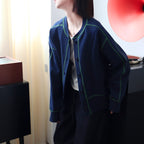 ツートンカラークルーネックスウェット M00026