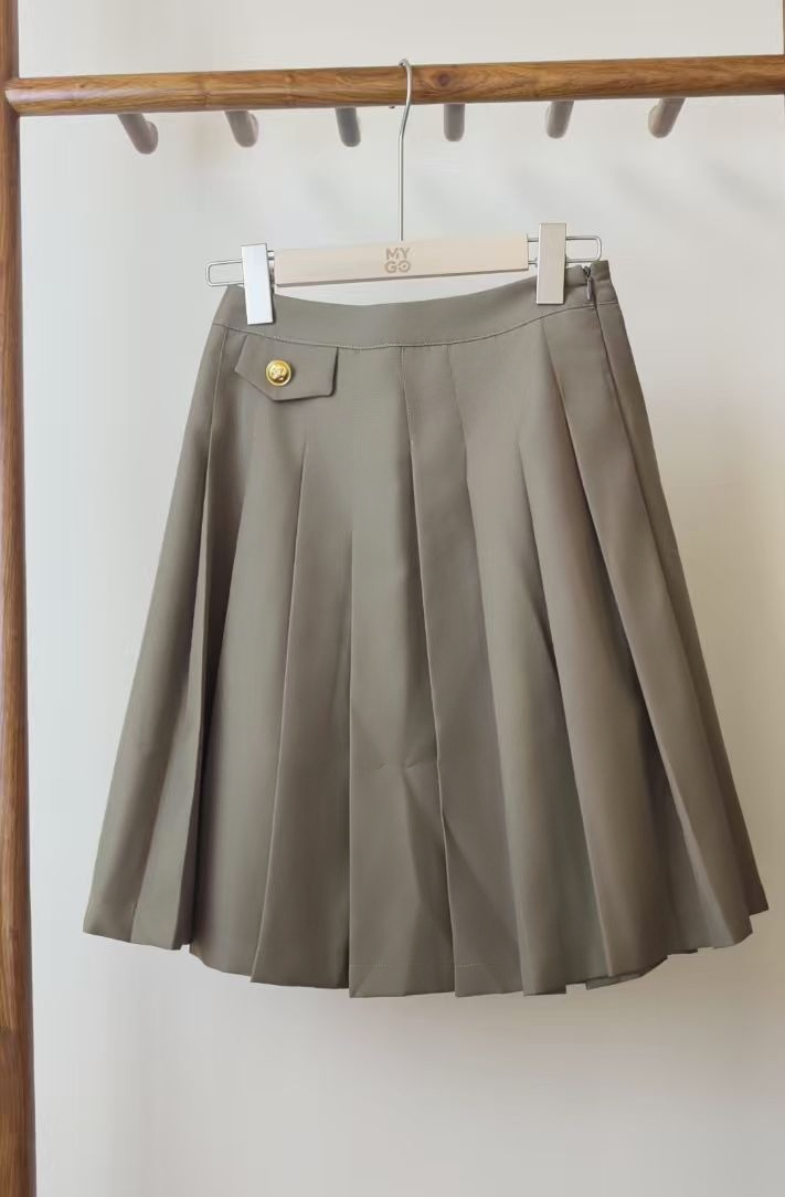 台型プリーツスカート M00062