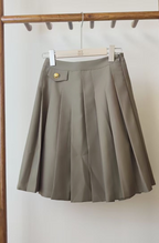 台型プリーツスカート M00062