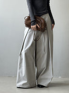 カットデザインワイドパンツ M00015