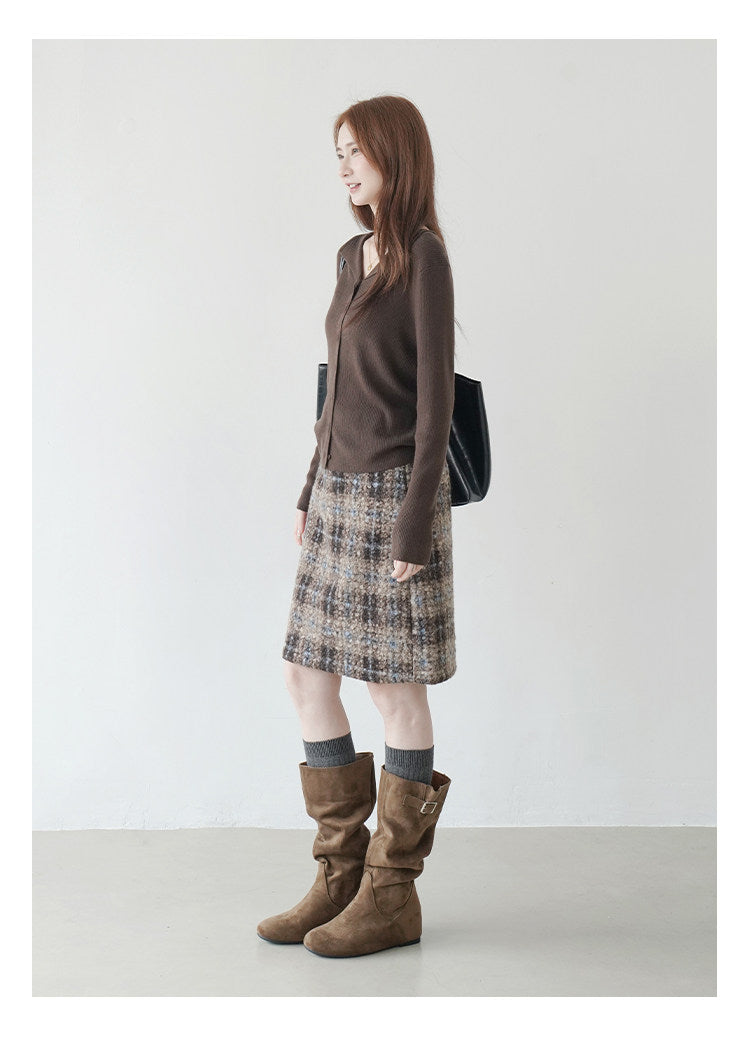 【新作キャンペーン】チェック柄フレアスカート M00148