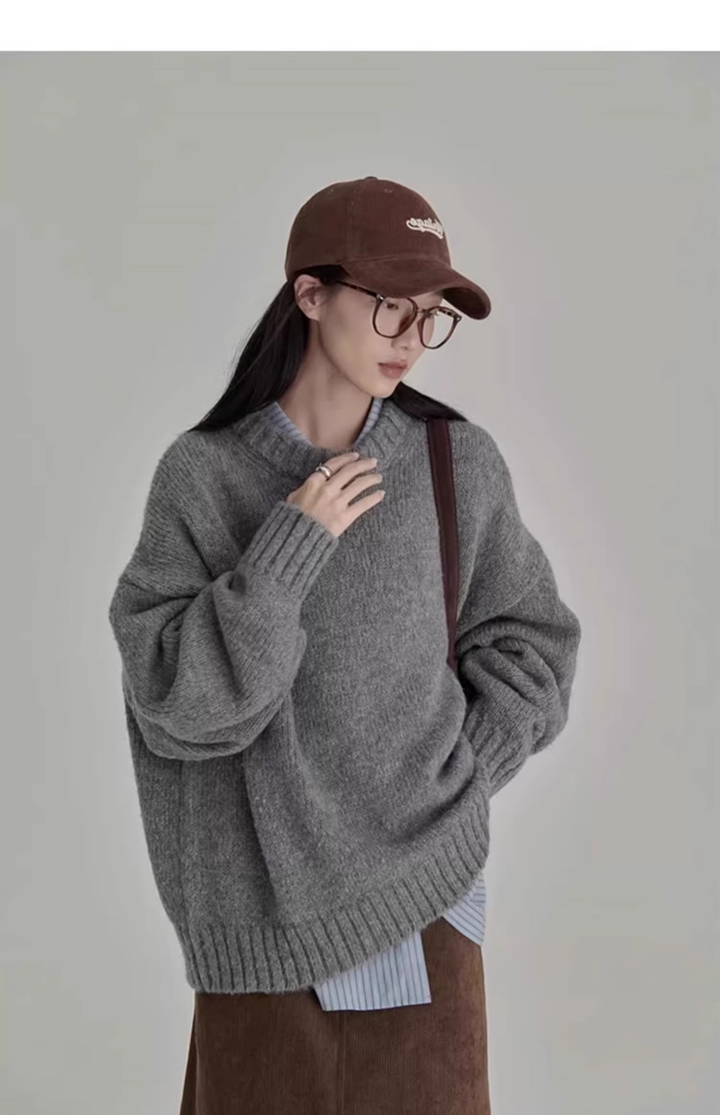 クルーネックニット M00051