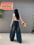 ダメージ サークルカーブ ジーンズ M00088