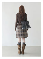 【新作キャンペーン】チェック柄フレアスカート M00148