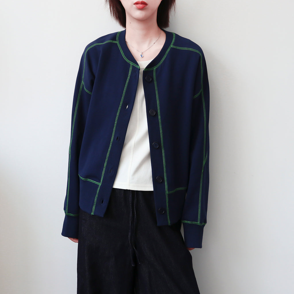 ツートンカラークルーネックスウェット M00026