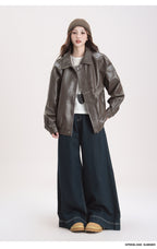 レザー ショートコート M00081