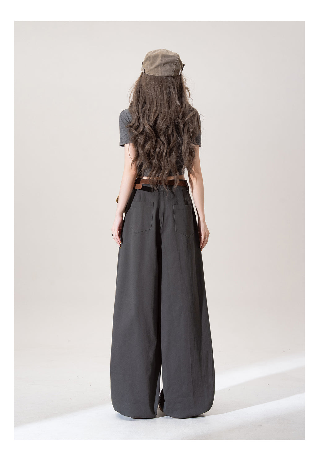 ワイドレッグ カジュアルパンツ M00082