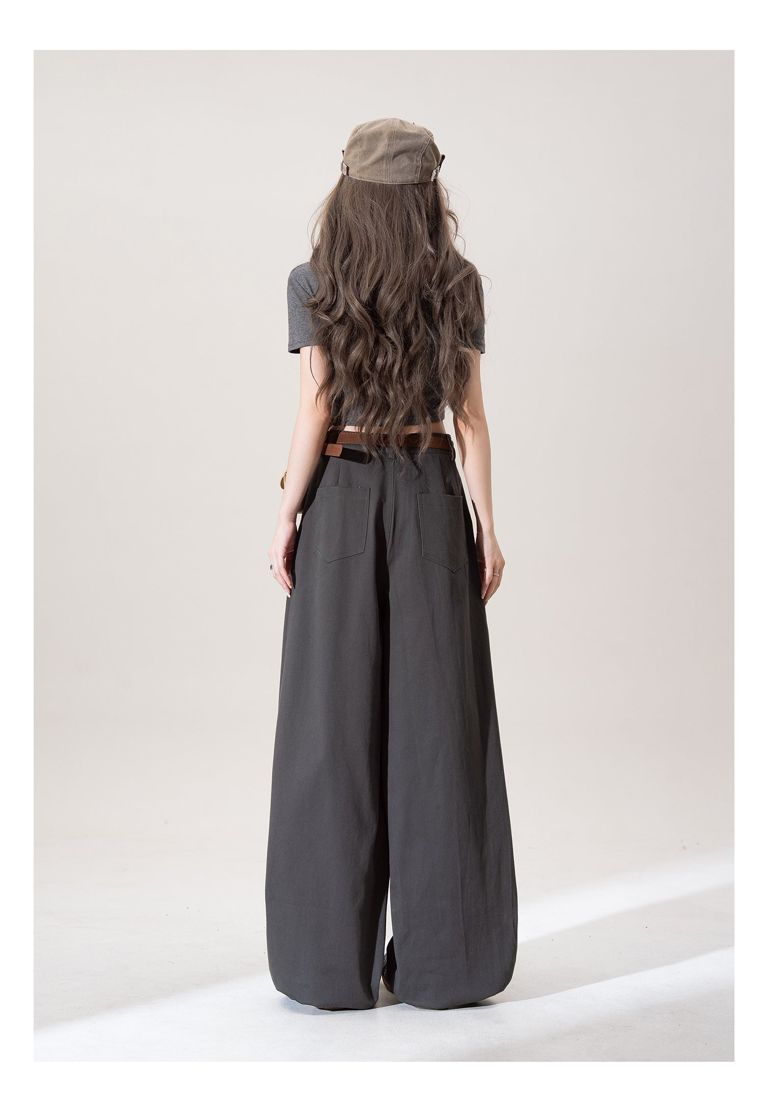 ワイドレッグ カジュアルパンツ M00082