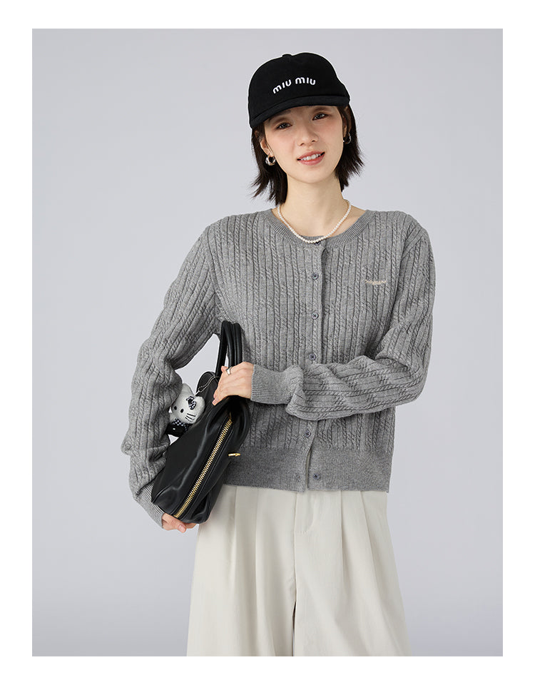 アーガイル柄 ニットトップス M00106