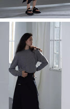 カシミヤハイネックニット M00049