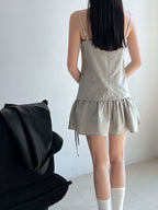 【新作キャンペーン】リボン付きフレアワンピース M00146