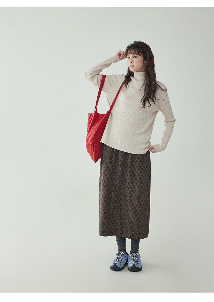 ウールタートルネックニット M00014