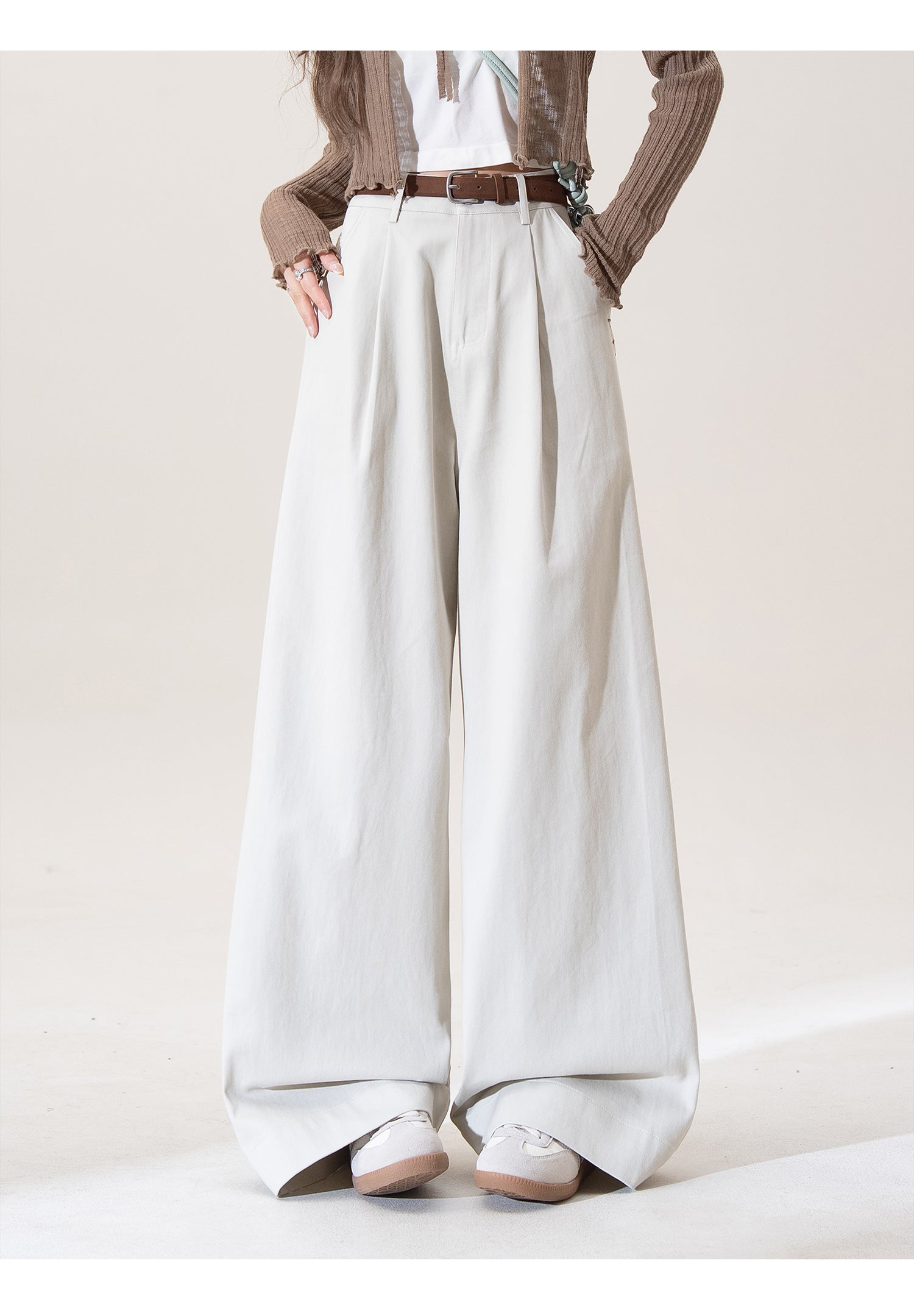 ワイドレッグ カジュアルパンツ M00082