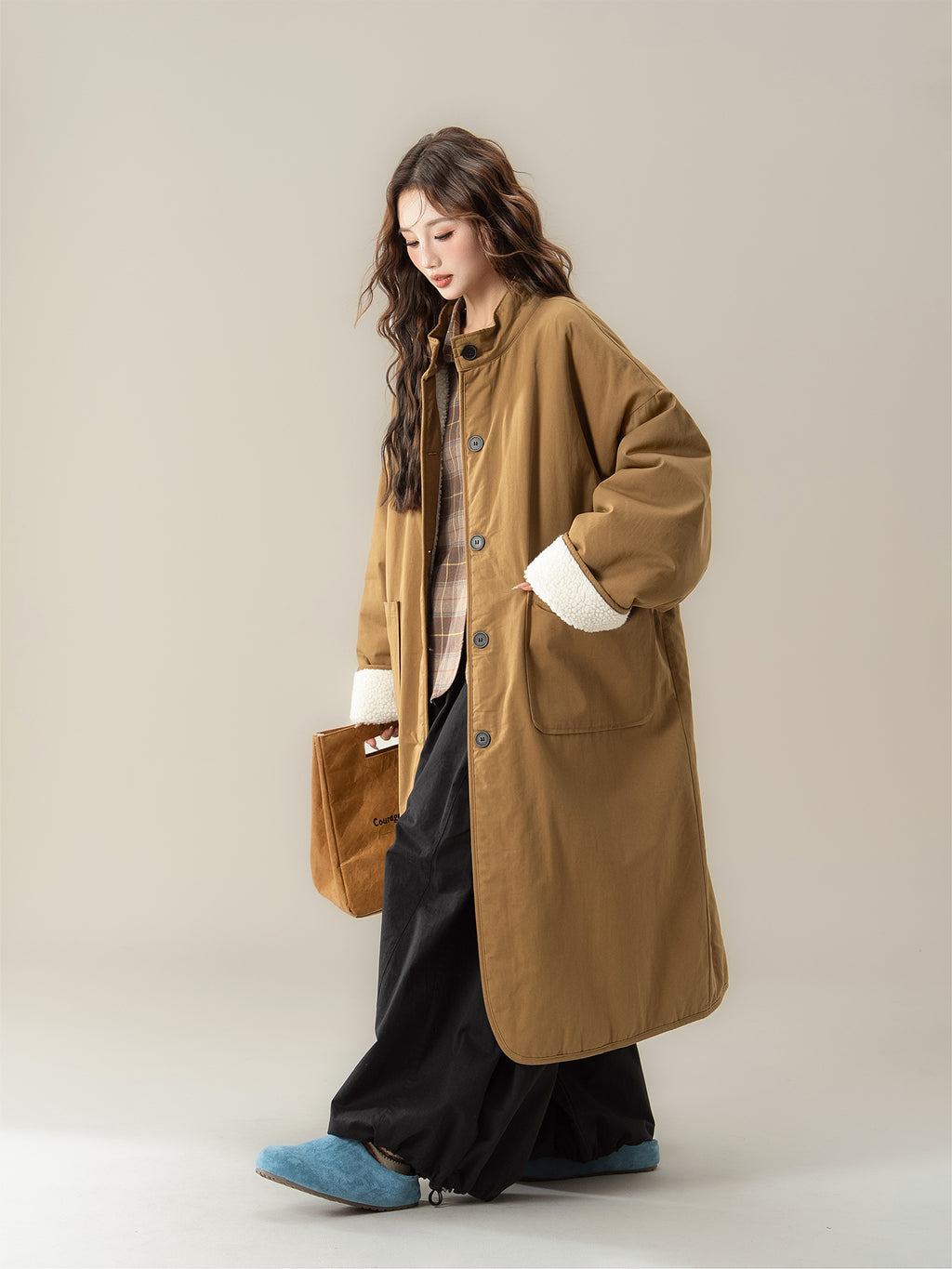 オーバーサイズ トレンチコート M00072