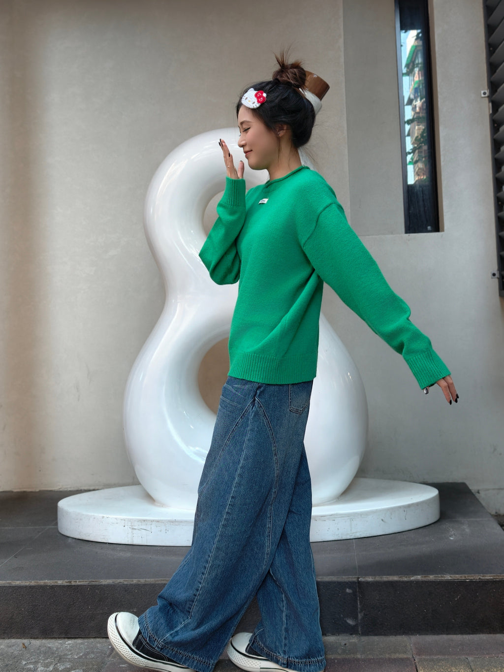 ベーシッククルーネックセーター M00033