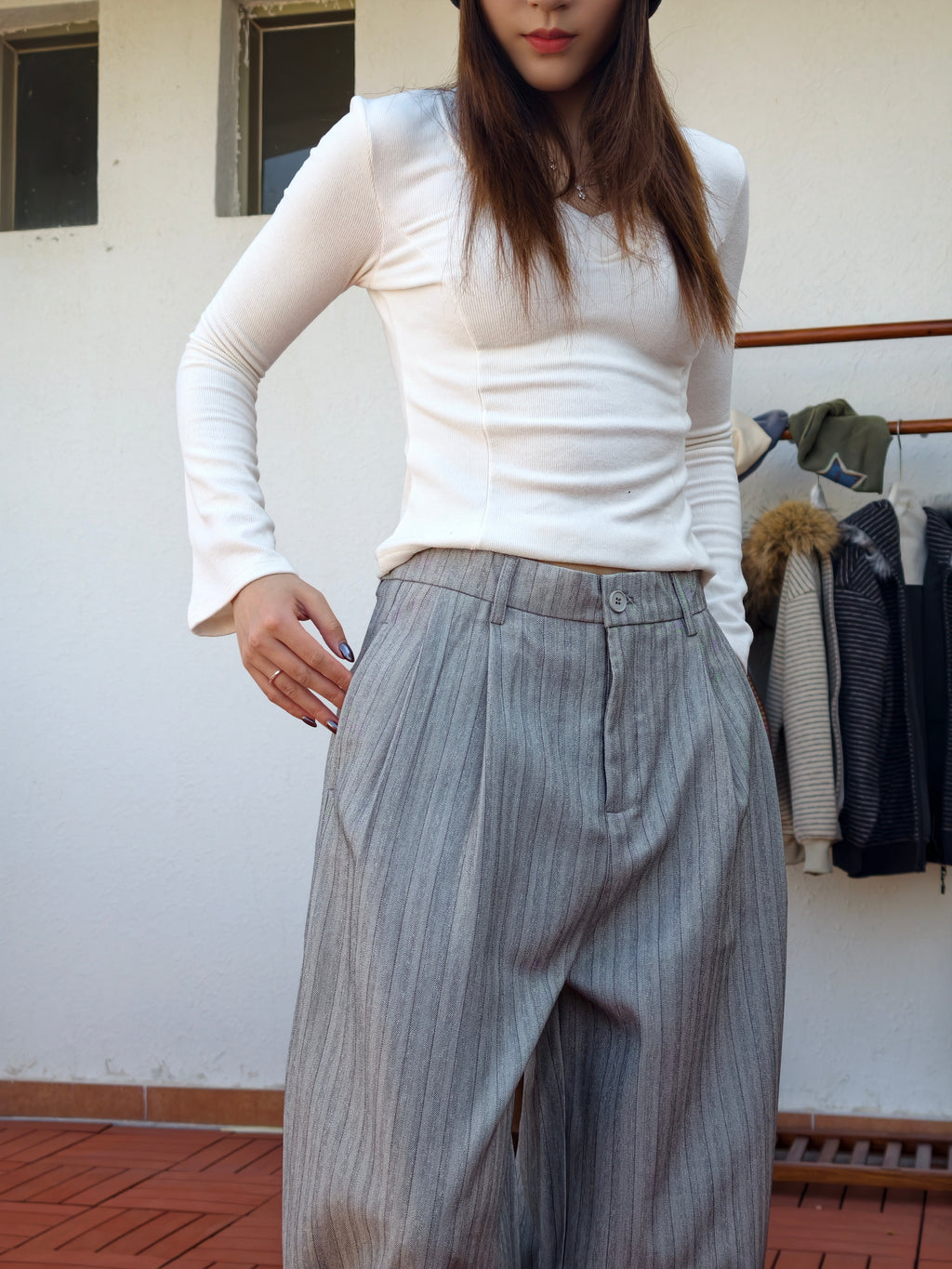 カジュアルスラックス M00095