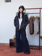 2WAYボアフードアウター（ファー取り外し可） M00115