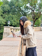 2WAYボアフードアウター（ファー取り外し可） M00115