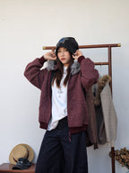 2WAYボアフードアウター（ファー取り外し可） M00115