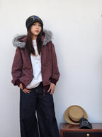 2WAYボアフードアウター（ファー取り外し可） M00115