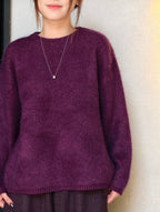 ラウンドネック ロングスリーブセーター M00128