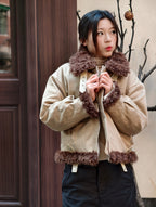 フェイクムートン スタンドカラージャケットM00131