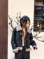 フェイクムートン スタンドカラージャケットM00131