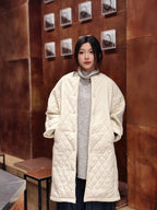 ダイヤモンドキルティング 厚手コットンアウター M00136