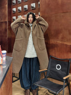 フード付き ポーラーフリース コート M00140