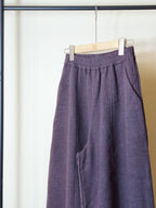 烏梅紫のワイドパンツ M00141