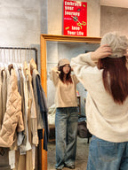 【新作キャンペーン】Vネックリラックスニット M00152