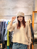 【新作キャンペーン】Vネックリラックスニット M00152