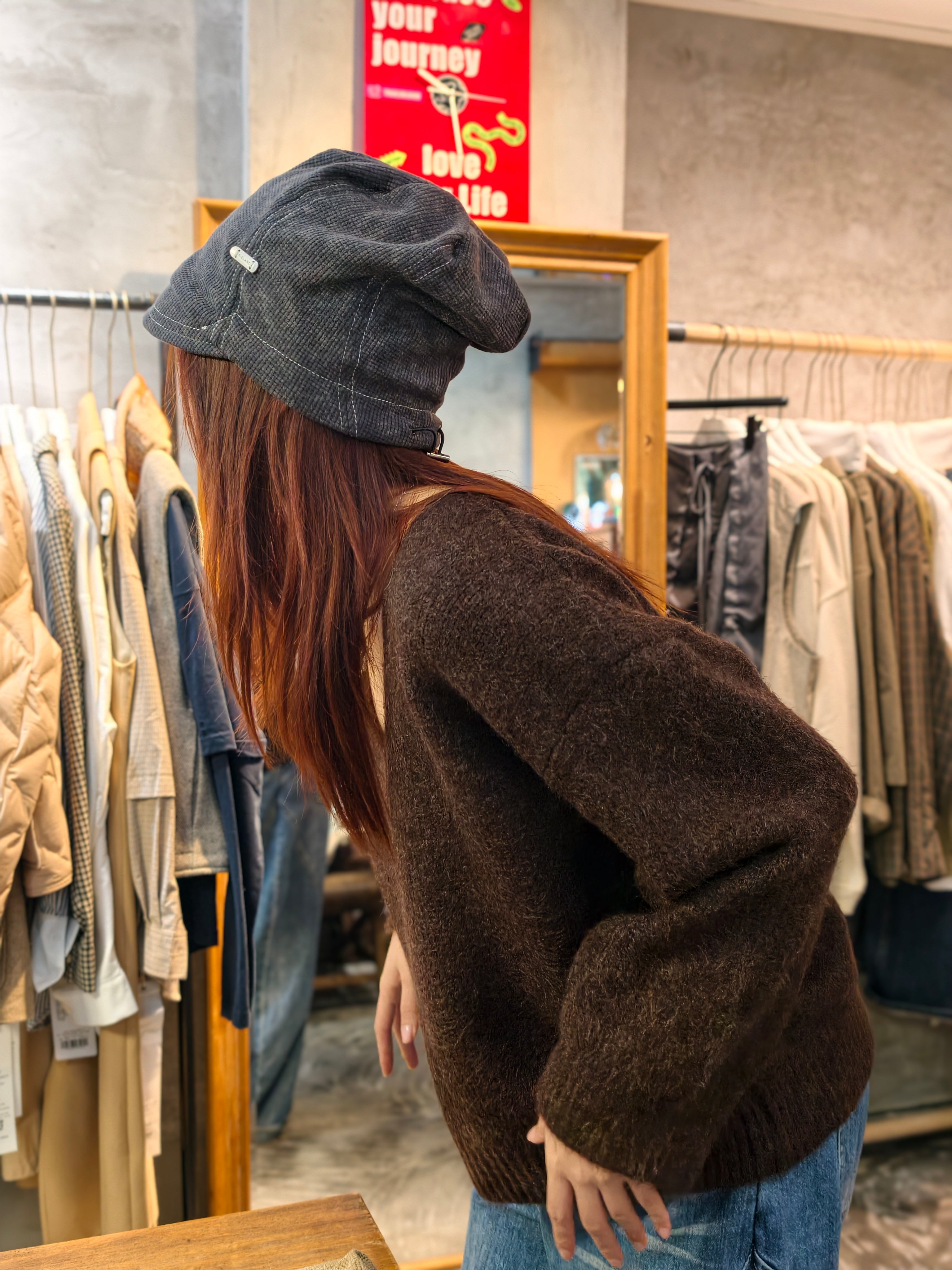 【新作キャンペーン】Vネックリラックスニット M00152