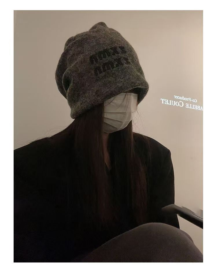 ウールブレンド ニットキャップ M00157