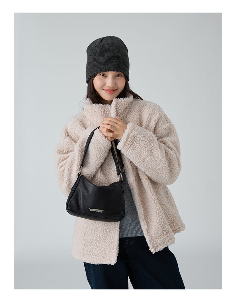 ラムウールスタンドカラージャケット M00021