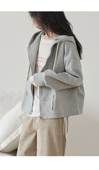 【新作キャンペーン】ドロップショルダー フード付きスウェット M00144