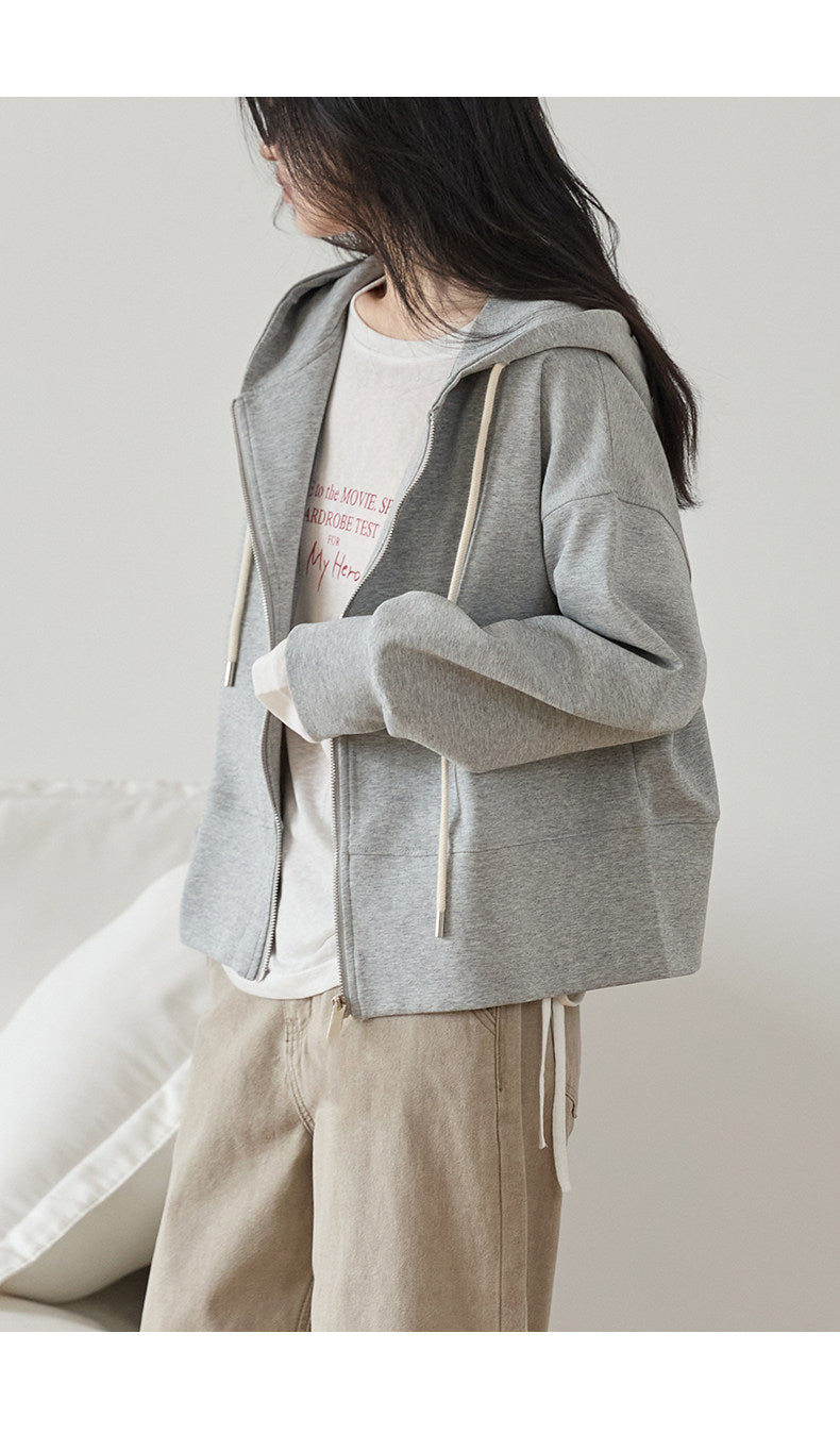 【新作キャンペーン】ドロップショルダー フード付きスウェット M00144